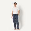imageAmazon Essentials Mens StraightFit Woven Pajama Pant with PocketsNavy Paisley
