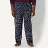 imageAmazon Essentials Mens StraightFit Woven Pajama Pant with PocketsNavy Paisley