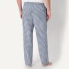 imageAmazon Essentials Mens StraightFit Woven Pajama Pant with PocketsNavy White Gingham