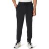 imageAmazon Essentials Mens Athletic Soft Performance Lightweight Gym Workout Tapered Track SweatpantsSpace Dye Black