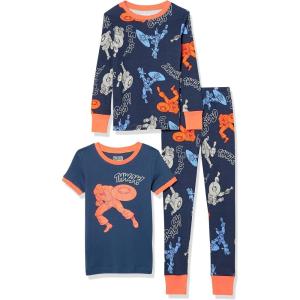 imageAmazon Essentials Boys SnugFit Cotton Pajama Sleepwear SetsMarvel Captain America