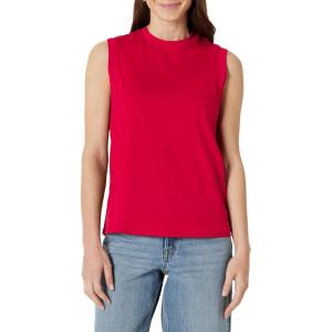 imageAmazon Essentials Demis Pick Womens RelaxedFit Cotton Muscle TeeRed