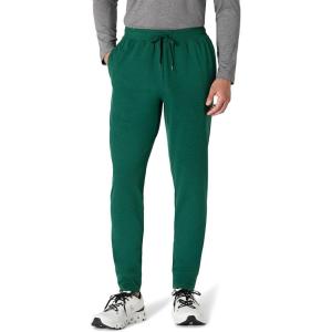 imageAmazon Essentials Mens Athletic Soft Performance Lightweight Gym Workout Tapered Track SweatpantsSpace Dye Green