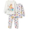 imageAmazon Essentials Disney Girls Pajama Set Previously Spotted ZebraPrincess Friends
