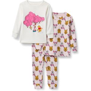 imageAmazon Essentials Disney Girls Pajama Set Previously Spotted ZebraPooh Piglet