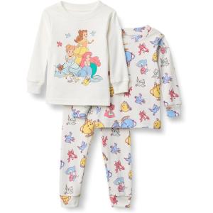 imageAmazon Essentials Disney Girls Pajama Set Previously Spotted ZebraPrincess Friends