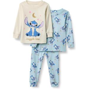 imageAmazon Essentials Disney Girls Pajama Set Previously Spotted ZebraStitch Snooze