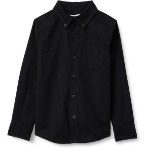 image:imageAmazon Essentials Boys Long Sleeve Oxford Button Down ShirtBlack