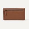 image:imageAmazon Essentials Womens Long Flap Continental LeatherTan