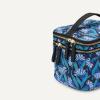 image:imageAmazon Essentials Womens Multifunctional Quilted Costmetic Case with Makeup Brush Storage Leopard One SizeBlue Floral