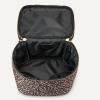image:imageAmazon Essentials Womens Multifunctional Quilted Costmetic Case with Makeup Brush Storage Leopard One SizeLeopard