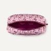 image:imageAmazon Essentials Womens Quilted Travel Makeup Bag Blue Floral One SizePink Floral