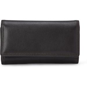image:imageAmazon Essentials Womens Long Flap Continental LeatherDark Brown