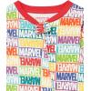 image:imageAmazon Essentials Disney  Marvel  Star Wars Unisex Babies Toddlers and Kids Footed Sleepers Zip Up Pajamas MultipacksMarvel Holiday Bricks