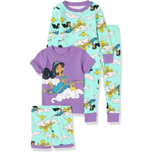 image:imageAmazon Essentials Disney  Marvel  Star Wars Babies Toddlers and Girls Pajama SetPrincess Jasmine