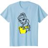 image:imageAmazon Essentials Mens Princess Belle Linework Portrait TShirt White SmallBaby Blue