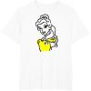 image:imageAmazon Essentials Mens Princess Belle Linework Portrait TShirt White SmallWhite