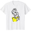 image:imageAmazon Essentials Mens Princess Belle Linework Portrait TShirt White SmallWhite