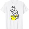 image:imageAmazon Essentials Mens Princess Belle Linework Portrait TShirt White SmallWhite