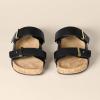 image:imageAmazon Essentials Womens Adjustable Double Strap Cork SandalsBlack