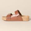 image:imageAmazon Essentials Womens Adjustable Double Strap Cork SandalsTan