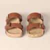 image:imageAmazon Essentials Womens Adjustable Double Strap Cork SandalsTan