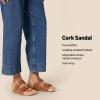 image:imageAmazon Essentials Womens Adjustable Double Strap Cork SandalsTan