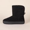 image:imageAmazon Essentials Womens Faux Fur Shearling BootBlack Microsuede