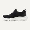 image:imageAmazon Essentials Womens Lightweight Knit Cross Trainer SneakersBlackWhite