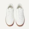 image:imageAmazon Essentials Womens Low Top Retro Sneaker with Padded CollarWhite