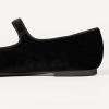 image:imageAmazon Essentials Womens Velvet Mary Jane Ballet Flat with Buckle StrapBlack Velvet