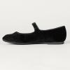 image:imageAmazon Essentials Womens Velvet Mary Jane Ballet Flat with Buckle StrapBlack Velvet