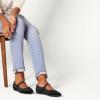 image:imageAmazon Essentials Womens Velvet Mary Jane Ballet Flat with Buckle StrapBlack Velvet