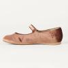 image:imageAmazon Essentials Womens Velvet Mary Jane Ballet Flat with Buckle StrapBrown Velvet