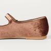 image:imageAmazon Essentials Womens Velvet Mary Jane Ballet Flat with Buckle StrapBrown Velvet