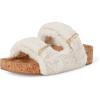 image:imageAmazon Essentials Womens Adjustable Double Strap Cork SandalsNatural Faux Shearling