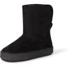 image:imageAmazon Essentials Womens Faux Fur Shearling BootBlack Microsuede
