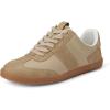 image:imageAmazon Essentials Womens Low Top Retro Sneaker with Padded CollarTan