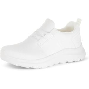 image:imageAmazon Essentials Womens Lightweight Knit Cross Trainer SneakersWhite