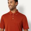 image:imageAmazon Essentials Mens Golf Polo Shirt Quick Dry Short SleeveBrick Red