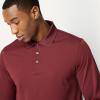 image:imageAmazon Essentials Mens Regular Fit Long Sleeve Quick Dry Golf Polo ShirtRich Burgundy