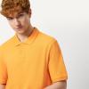 image:imageAmazon Essentials Mens RegularFit Short Sleeve Cotton Pique Polo Shirt Available in Big amp TallApricot Orange