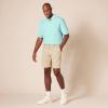 image:imageAmazon Essentials Mens RegularFit Short Sleeve Cotton Pique Polo Shirt Available in Big amp TallAqua Blue