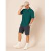 image:imageAmazon Essentials Mens RegularFit Short Sleeve Cotton Pique Polo Shirt Available in Big amp TallArmy Green