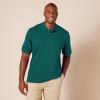 image:imageAmazon Essentials Mens RegularFit Short Sleeve Cotton Pique Polo Shirt Available in Big amp TallArmy Green