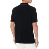 image:imageAmazon Essentials Mens RegularFit Short Sleeve Cotton Pique Polo Shirt Available in Big amp TallBlack Red White Thin Stripe