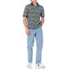 image:imageAmazon Essentials Mens RegularFit Short Sleeve Cotton Pique Polo Shirt Available in Big amp TallBlue Pineapple