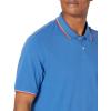 image:imageAmazon Essentials Mens RegularFit Short Sleeve Cotton Pique Polo Shirt Available in Big amp TallBlue Red White Stripe