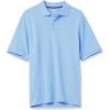 image:imageAmazon Essentials Mens RegularFit Short Sleeve Cotton Pique Polo Shirt Available in Big amp TallFrench Blue