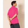 image:imageAmazon Essentials Mens RegularFit Short Sleeve Cotton Pique Polo Shirt Available in Big amp TallHot Pink